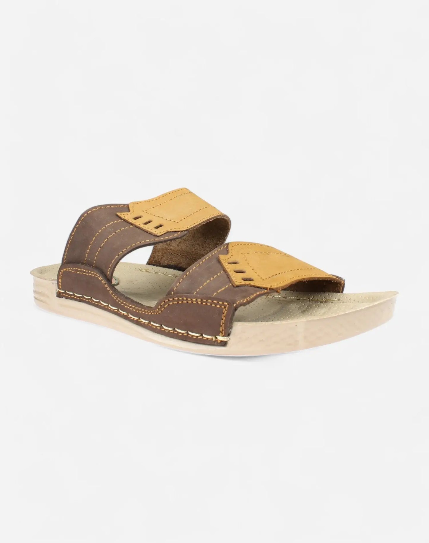 Luxury-Medical-Suede-Slipper-Camel-color-Image