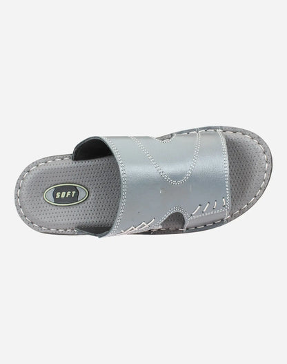 Men-Casual-Medical-Shoes-gray-color-Image-from-Top