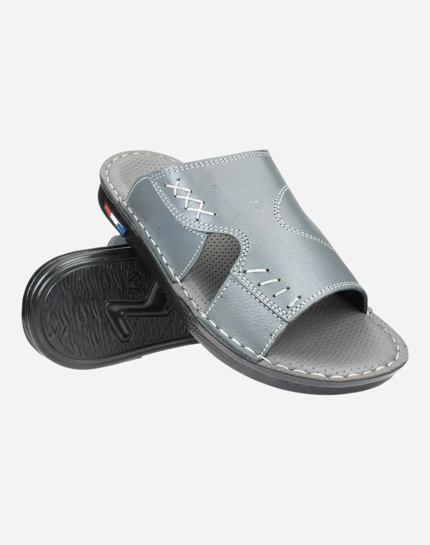 Men-Casual-Medical-Shoes-gray-color-Image-of-the-sole