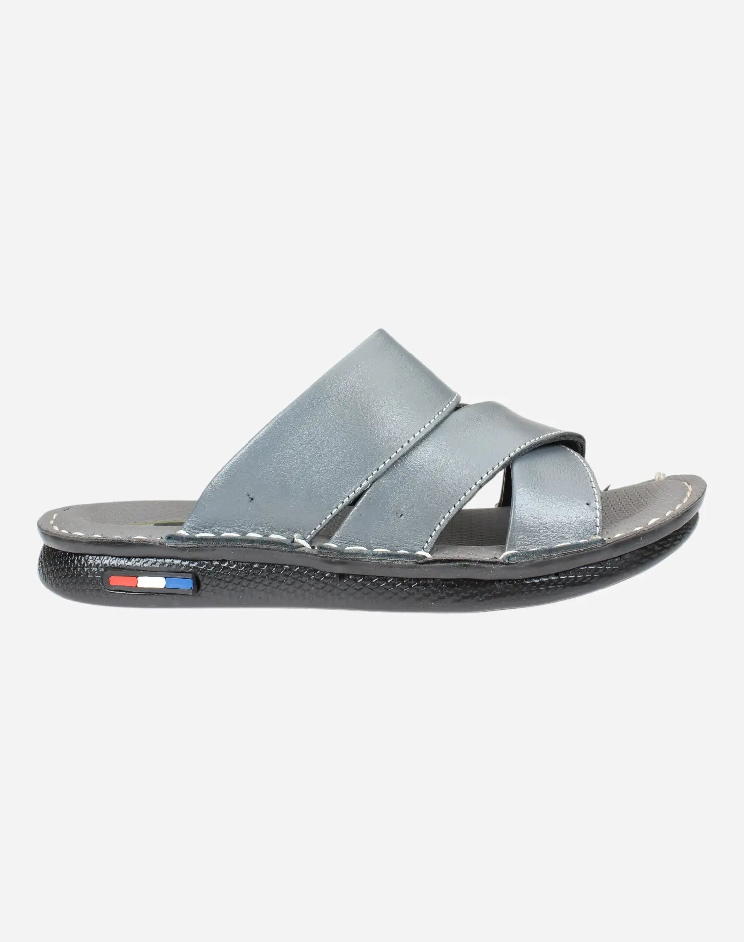 Men-Casual-Slippers-Grey-Image-from-the-right-side