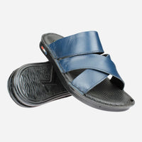 Men-Casual-Slippers-Navy-blue-Image-of-the-sole