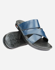 Men-Casual-Slippers-Navy-blue-Image-of-the-sole