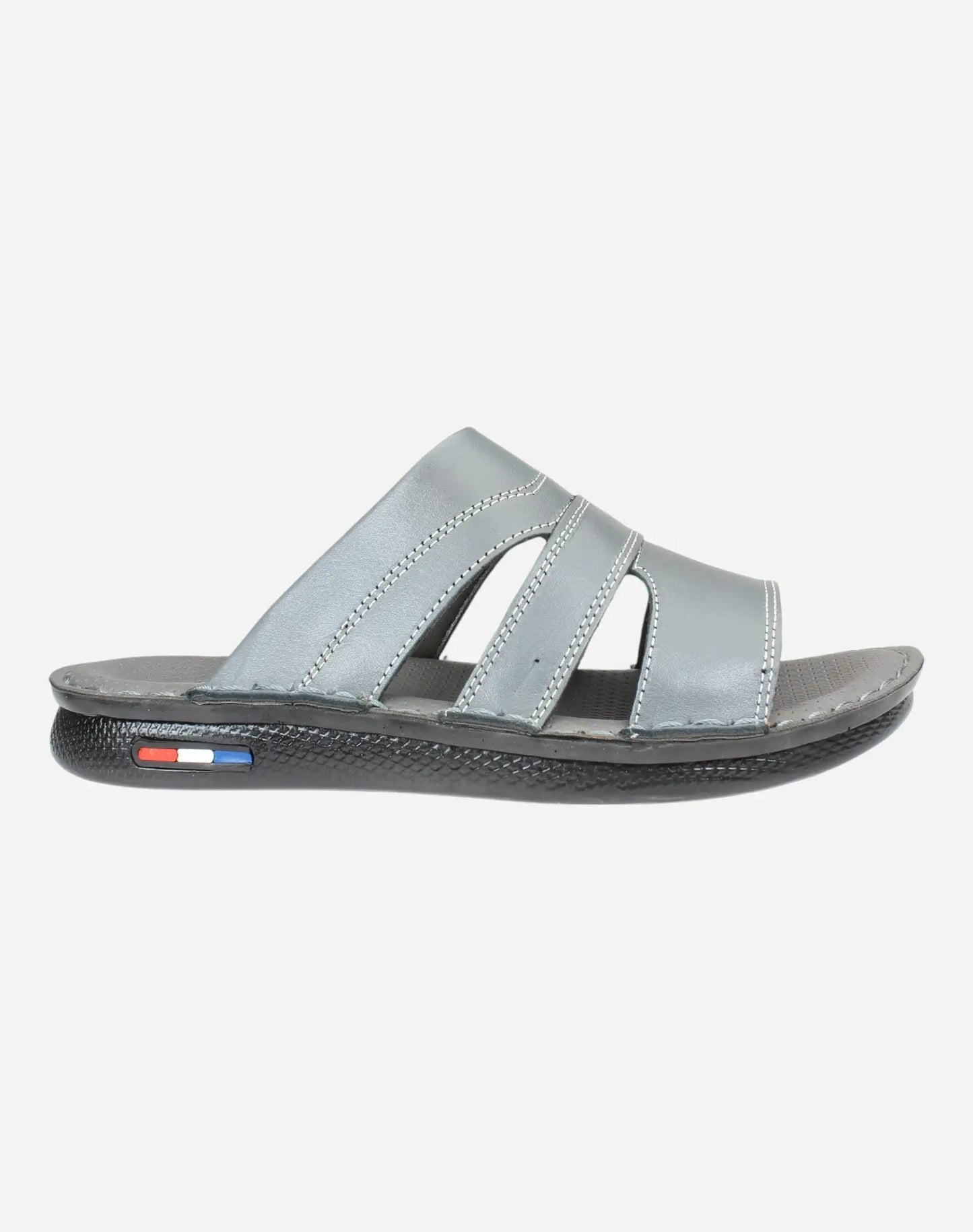 Men-Stylish-Medical-Slippers-Grey-Image-from-the-right-side