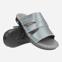 Men-Stylish-Medical-Slippers-Grey-Image-of-the-sole