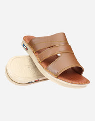 Men-Stylish-Medical-Slippers-honey-color-Image-of-the-sole