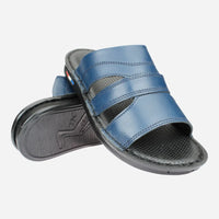 Men-Stylish-Medical-Slippers-navy-blue-Image-of-the-sole