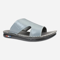 Men-medical-slippers-natural-leather-grey-Image