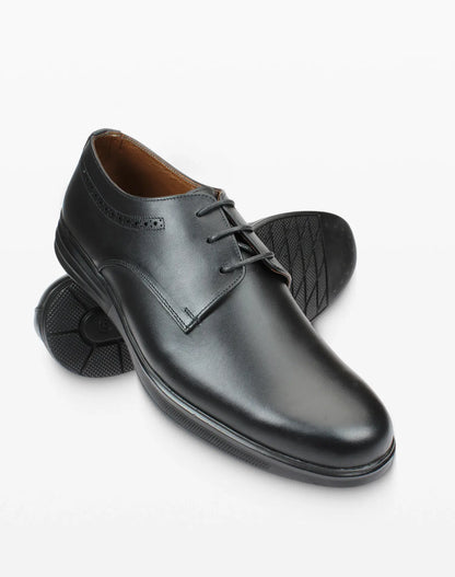 حذاء أوكسفورد رجالي كلاسيكي - أسود