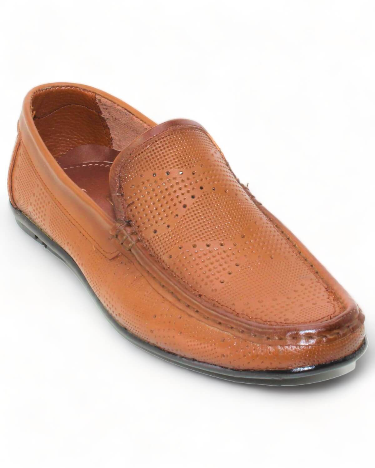 حذاء رجالي مريح جلد طبيعي - هافان - صورة امامية